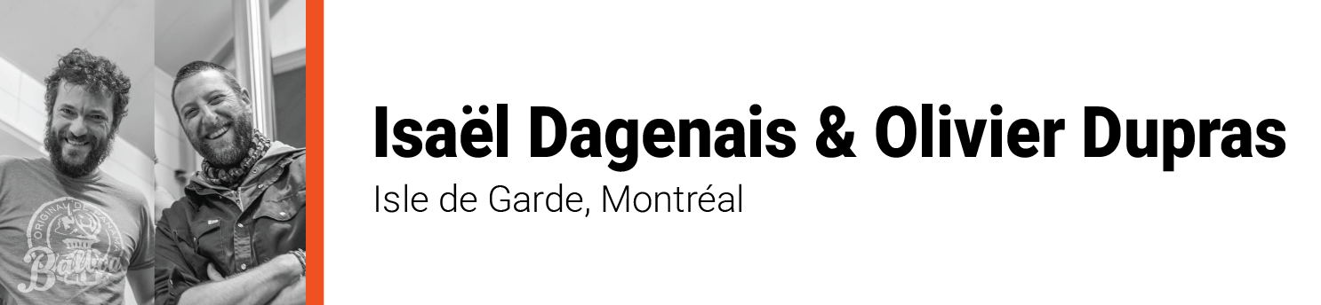 Olivier Dupras et Isaël Dagenais