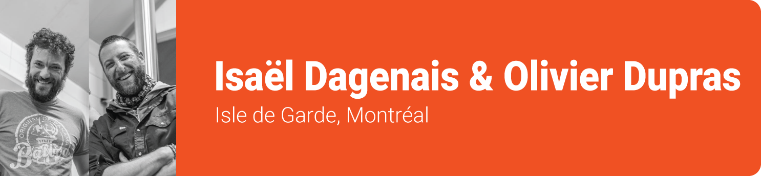 Olivier Dupras et Isaël Dagenais