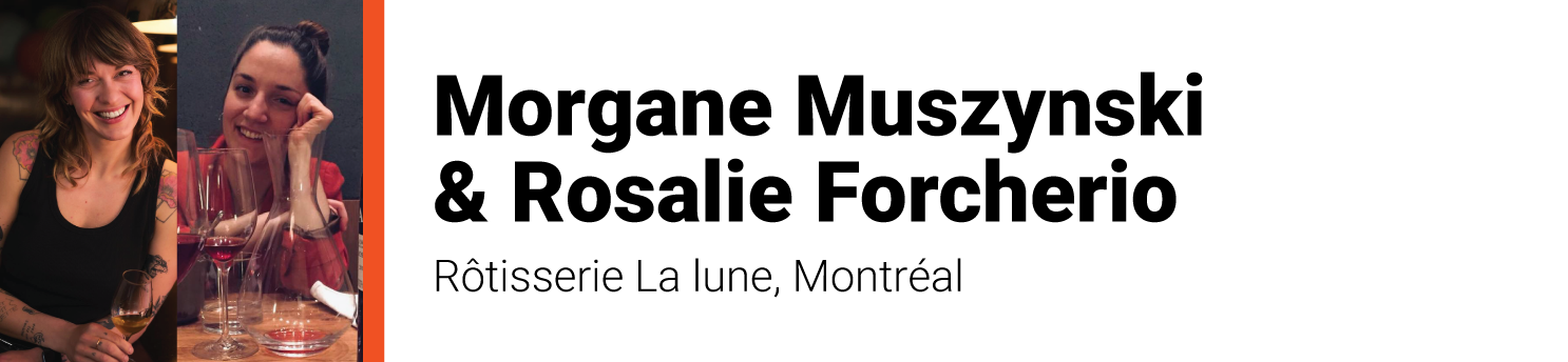 Morgane Muszynski et Rosalie Forcherio