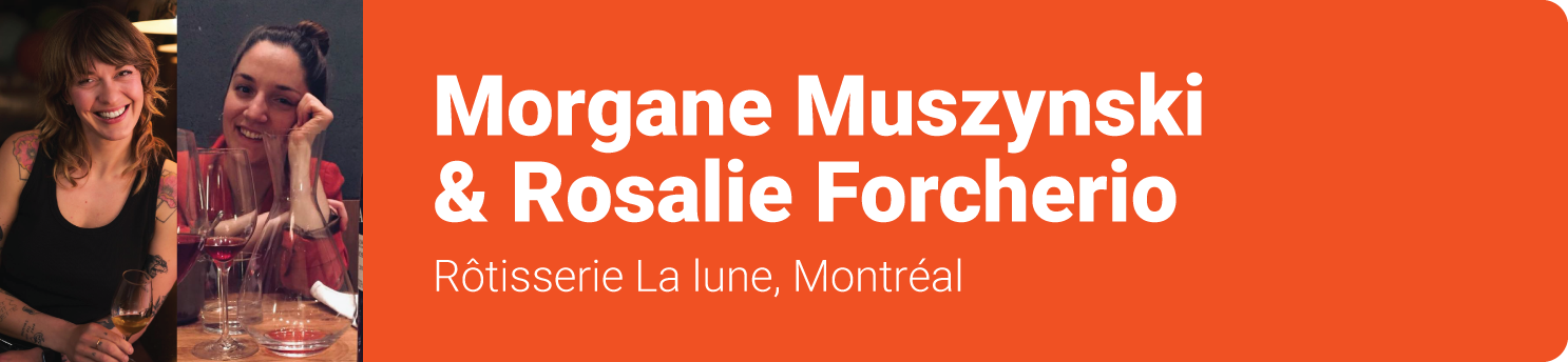 Morgane Muszynski et Rosalie Forcherio