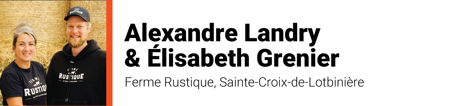 Élisabeth Grenier et Alexandre Landry